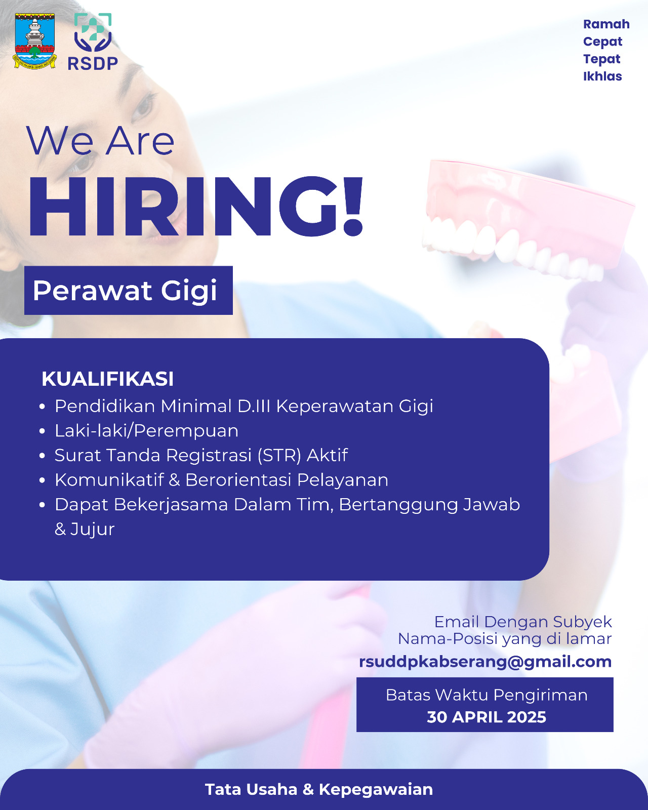 open-recruitment-lowongan-kerja-perawat-gigi